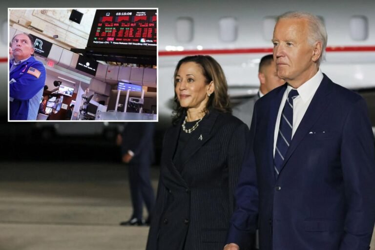 Biden-Harris market crash shows they set not just the world, but the economy on fire