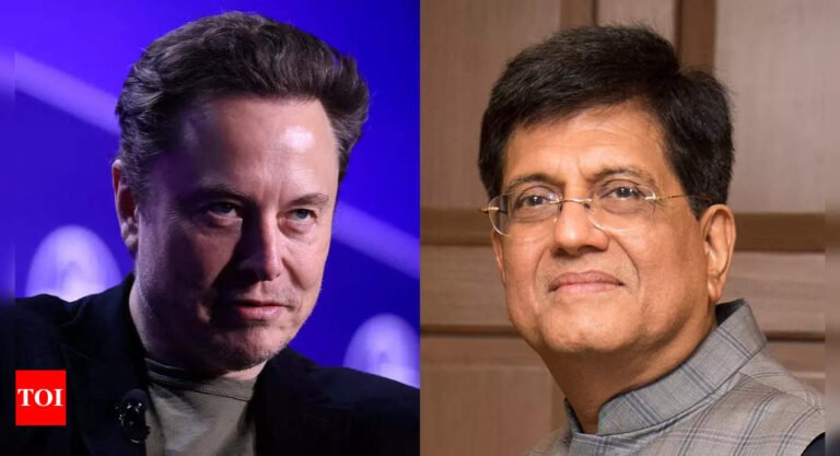 Piyush Goyal’s message to Elon Musk’s Tesla: ‘If somebody wishes to…’