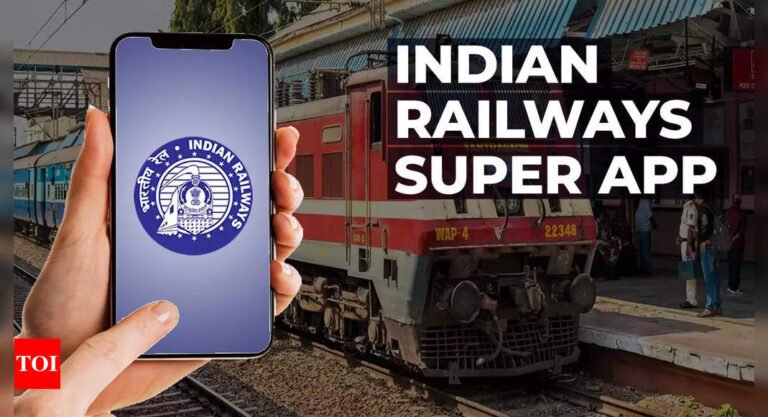 Indian Railways to launch a ‘super app’! Soon book tickets, track trains, order food on just one app – details here