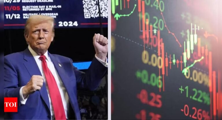 US Stock futures surge as Donald Trump declares victory