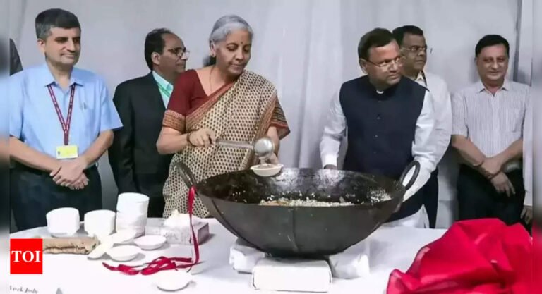 Budget 2025 halwa ceremony to be held today with FM Sitharaman: What is halwa ceremony & its significance?