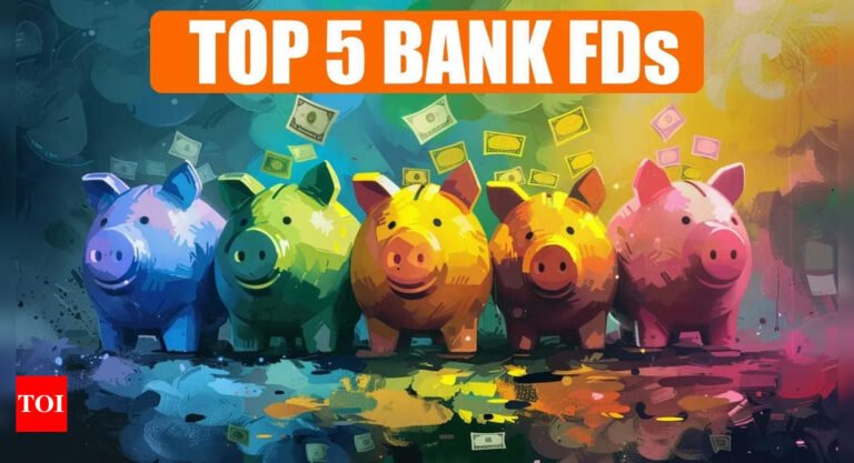 Top 5 Bank Fixed Deposits: Check best FDs for 1, 2, 3 and 5-year time period – here’s how much Rs 10,000 will grow to