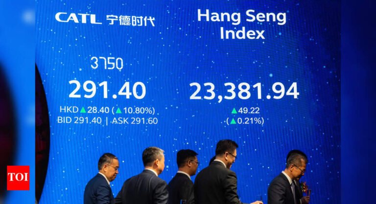 CATL shares surge 13% on first day of Hong Kong listing, biggest IPO deal of 2025