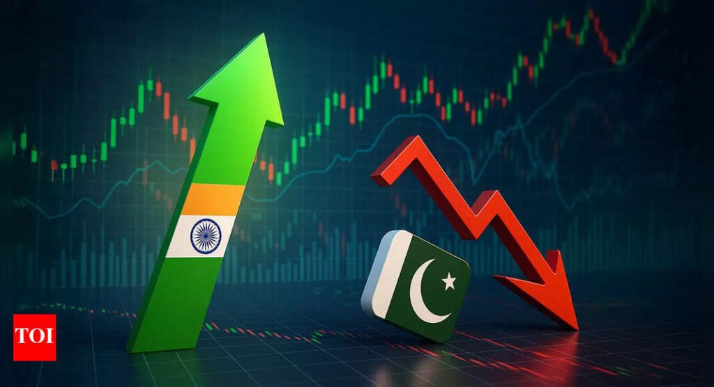 India stock market is 245 times Pakistan’s stock market! Nifty50 resilient, KSE 100 crashes 9.5% amidst India-Pakistan tensions