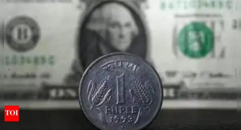 Rupee drops 29 paise to close at 85.90 against US dollar amid risk-off mood, FII outflows