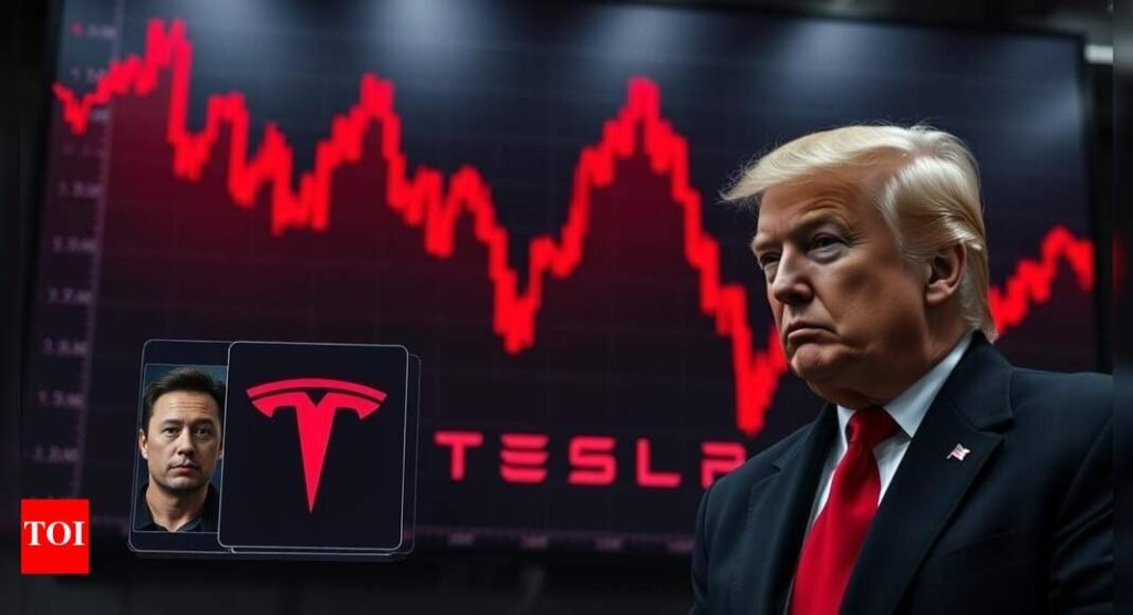 Tesla stock price crash wipes out 0 billion! Investors dump Elon Musk’s company as clash with Donald Trump escalates; fear US President won’t be a ‘nice guy’
